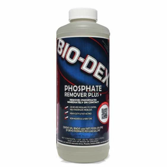 Bio-Dex PHOS+QT Phosphate Remover + Plus 1 Quart
