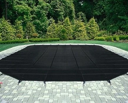 Commercial Black Mesh Safety Cover For 16 Ft X 40 Ft Pool - 25 Year Warranty - Image 3