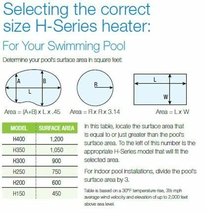 Hayward W3H400FDP H Series Pool Heater 400K BTU Propane - Image 4