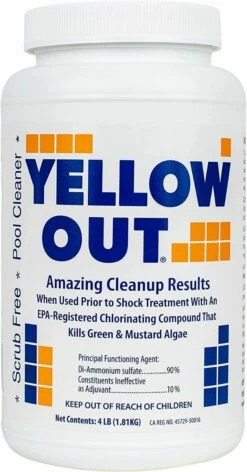 Coral Seas Yellow Out Pool Sanitizer - 4 Lb